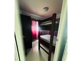 Small bedroom with bunk bed and wardrobe The Village Residences El Palmar Panama
