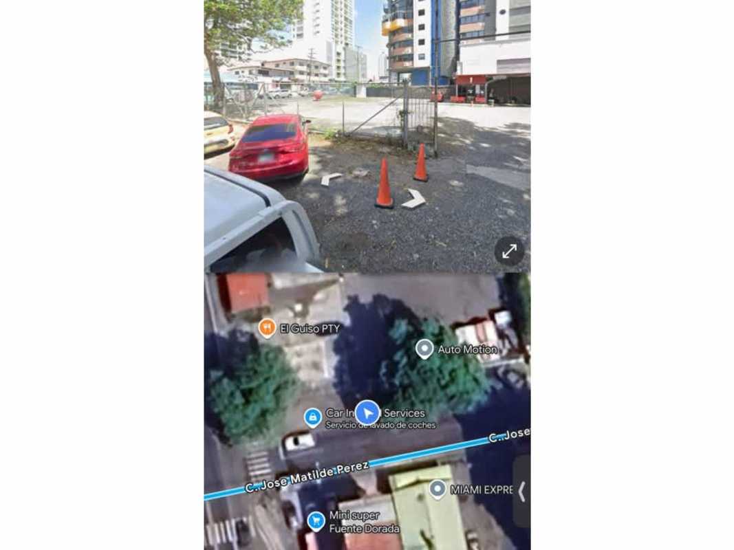 Urban street side commercial lot Via Israel ideal for retail or towers San Francisco Panama