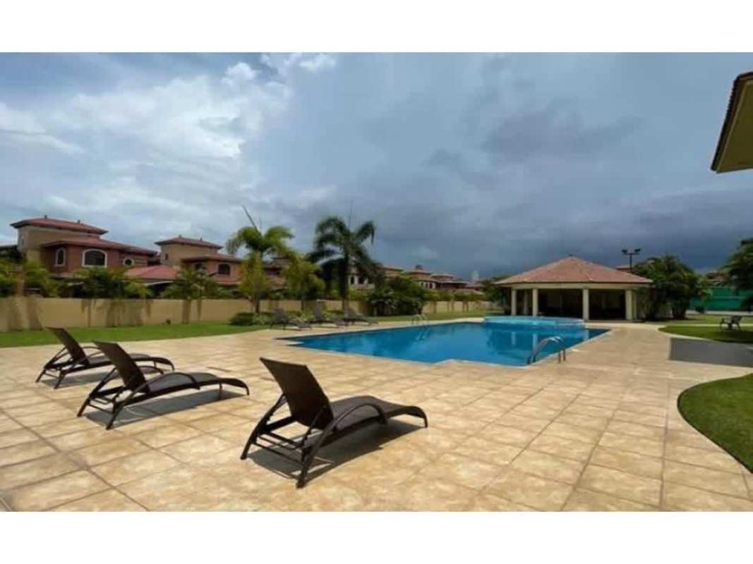 Remodeled spacious kitchen with granite countertops and ample cabinetry in Costa Sur Panama