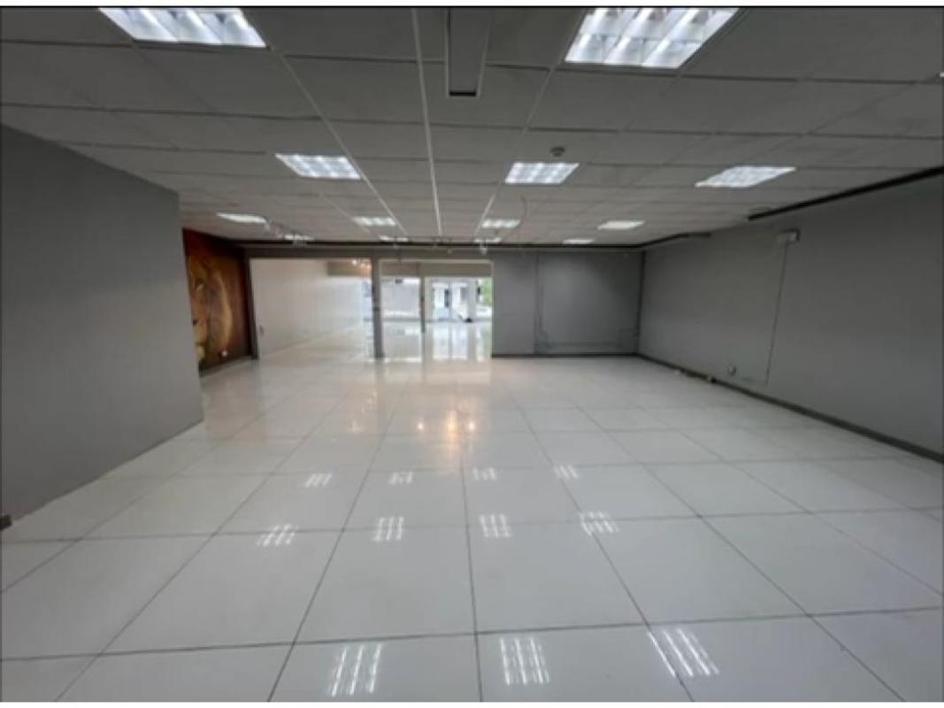 Modern tiled commercial space with glass partitions Obarrio