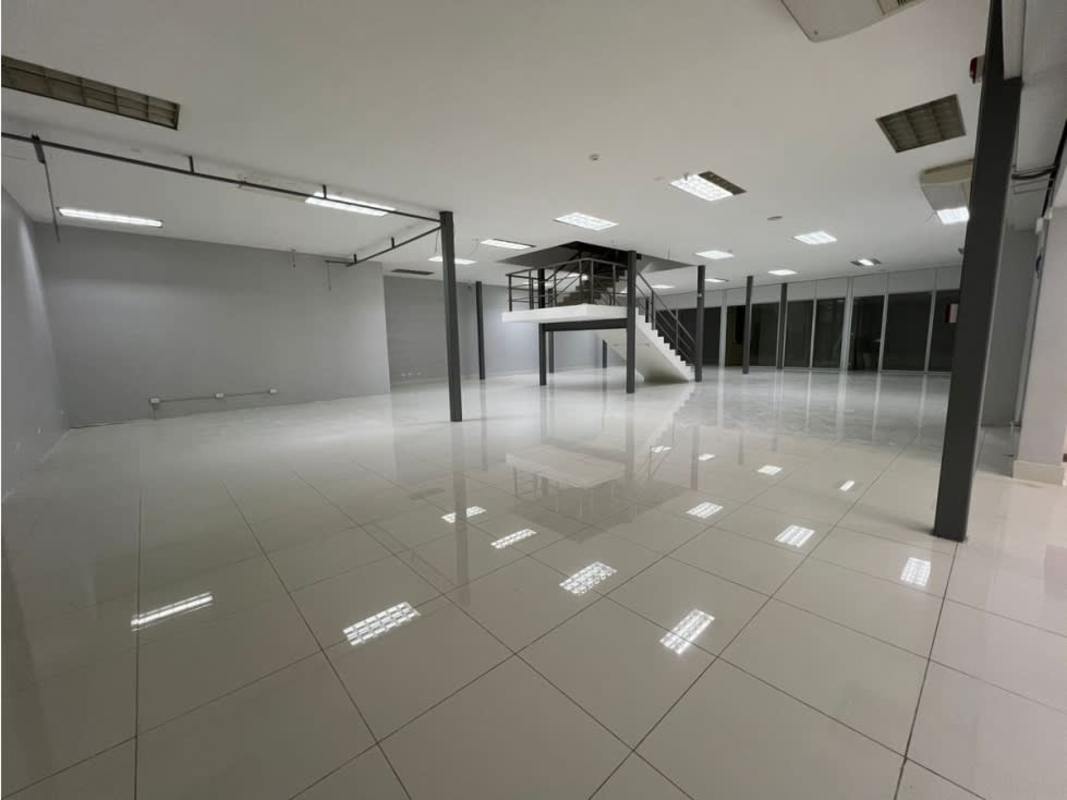 Mezzanine level commercial space with lighting Obarrio Panama