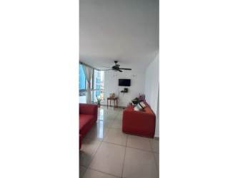 Bedroom with AC-ready, built-in closet and city views at PH Coral Towers Carrasquilla