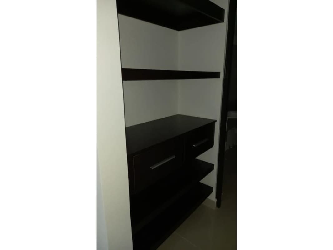 City and skyline view from apartment balcony Los Pueblos Tower 7 Juan Díaz Panama