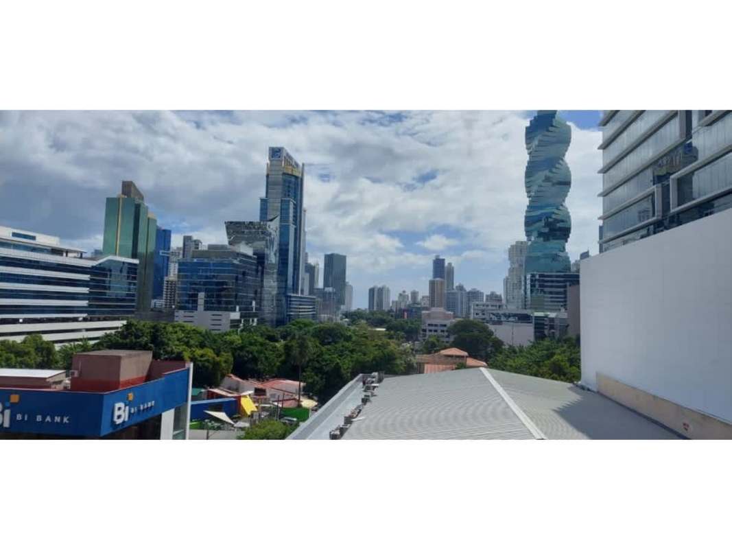 Exterior facade of PH Florida high-rise apartment building in Obarrio Panama