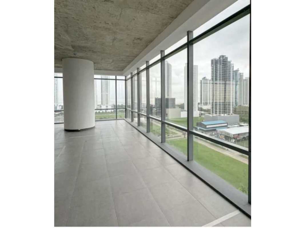 Unfurnished business office with sea and skyline views in PH Costa del Este Tower