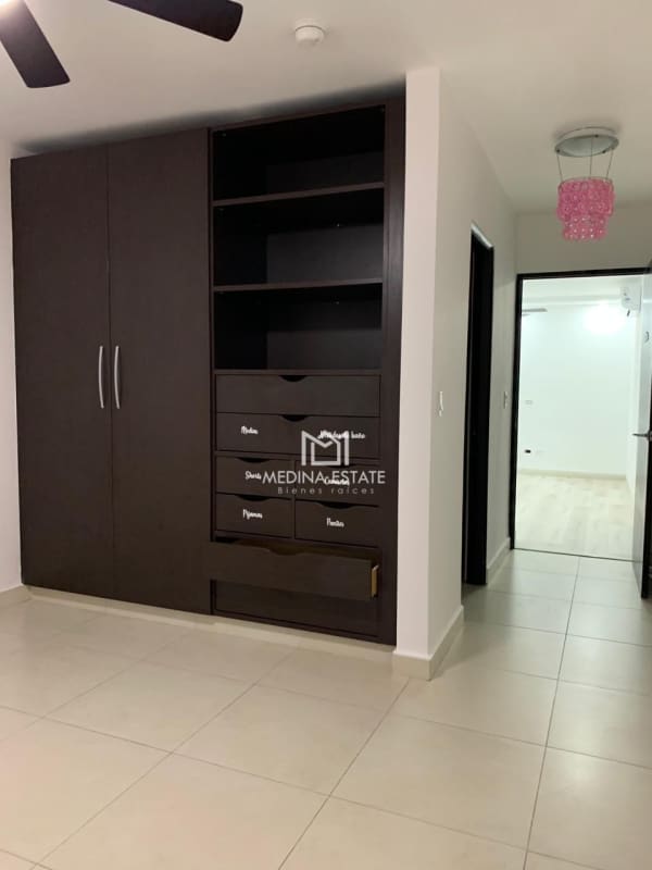 Modern bathroom with glass shower enclosure and granite counters Embassy Village Panama