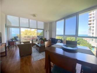 Oceanfront balcony hammock panoramic views PH Miramar Loft Farallón