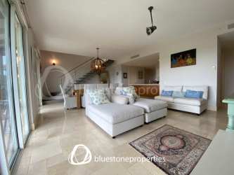 Large bright living area with terrace access in beachfront golf condo Buenaventura Panama