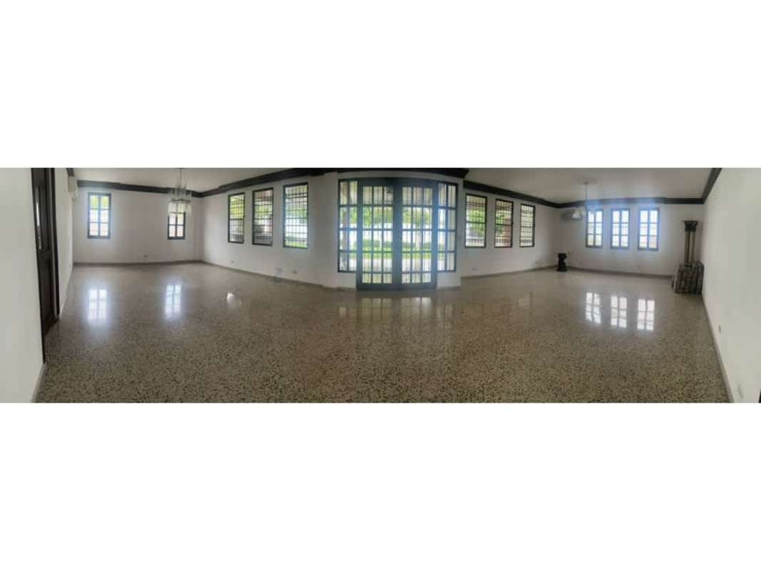 Bathroom with glass shower enclosure and modern fixtures luxury house rental Altos del Golf Panama City