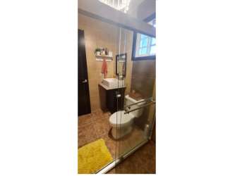 Equipped kitchen with dining area eclectic style Villa Brisas de Lajas near Gorgona Panama