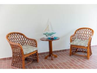 Bright villa living room with access to terrace and views at Costa Blanca Decameron Panama