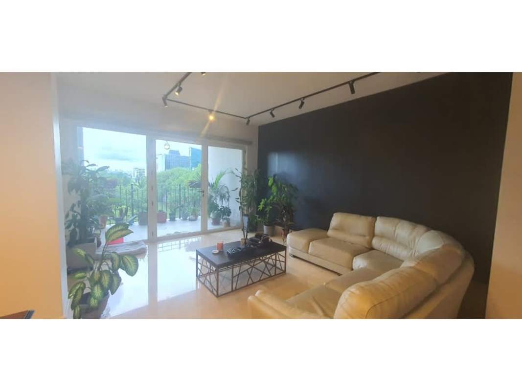 Bedroom with large windows and golf views at The Reserve Santa Maria Panama