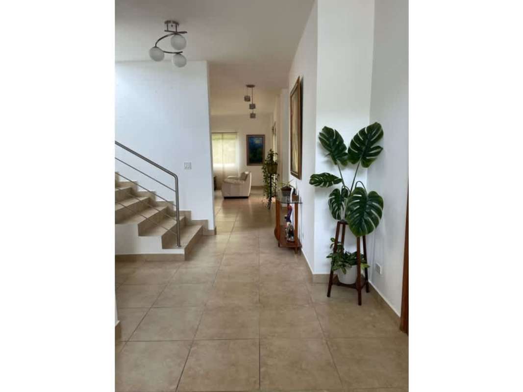 Bright living room with large windows and access to garden house Altos de Panama PH Horizontes II