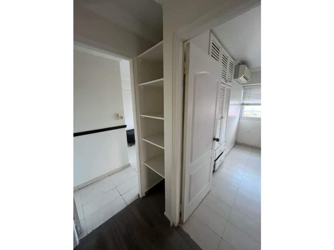 Urban skyline view of Panama City from apartment balcony PH Park View El Dorado