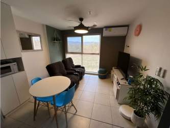 Bright open living and dining room in Torres Aires del Mar condo Playa Caracol Panama