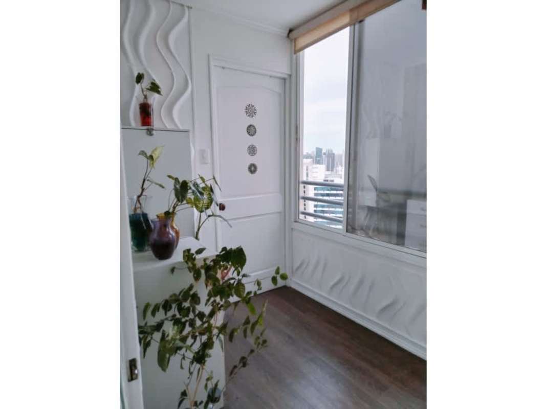 Kitchen with refrigerator and stove in PH Majestic Gardens Edison Park Panama