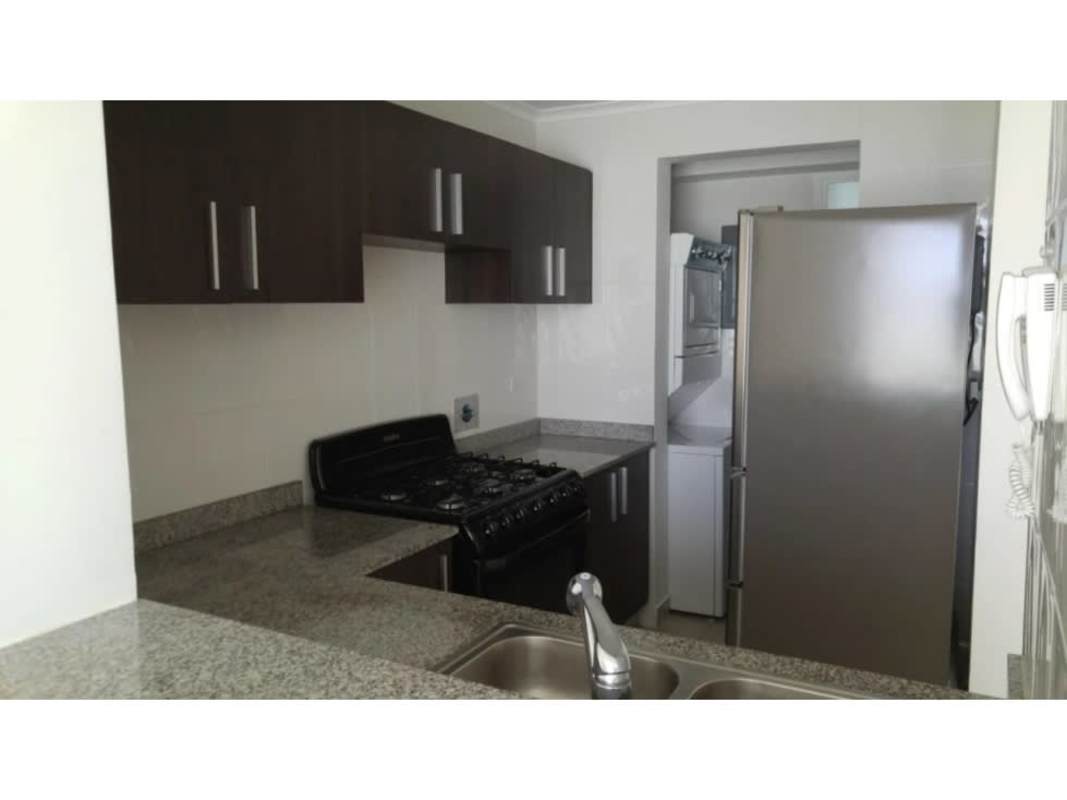 Kitchen with granite countertop and stainless appliances PH El Mare 600 Edison Park