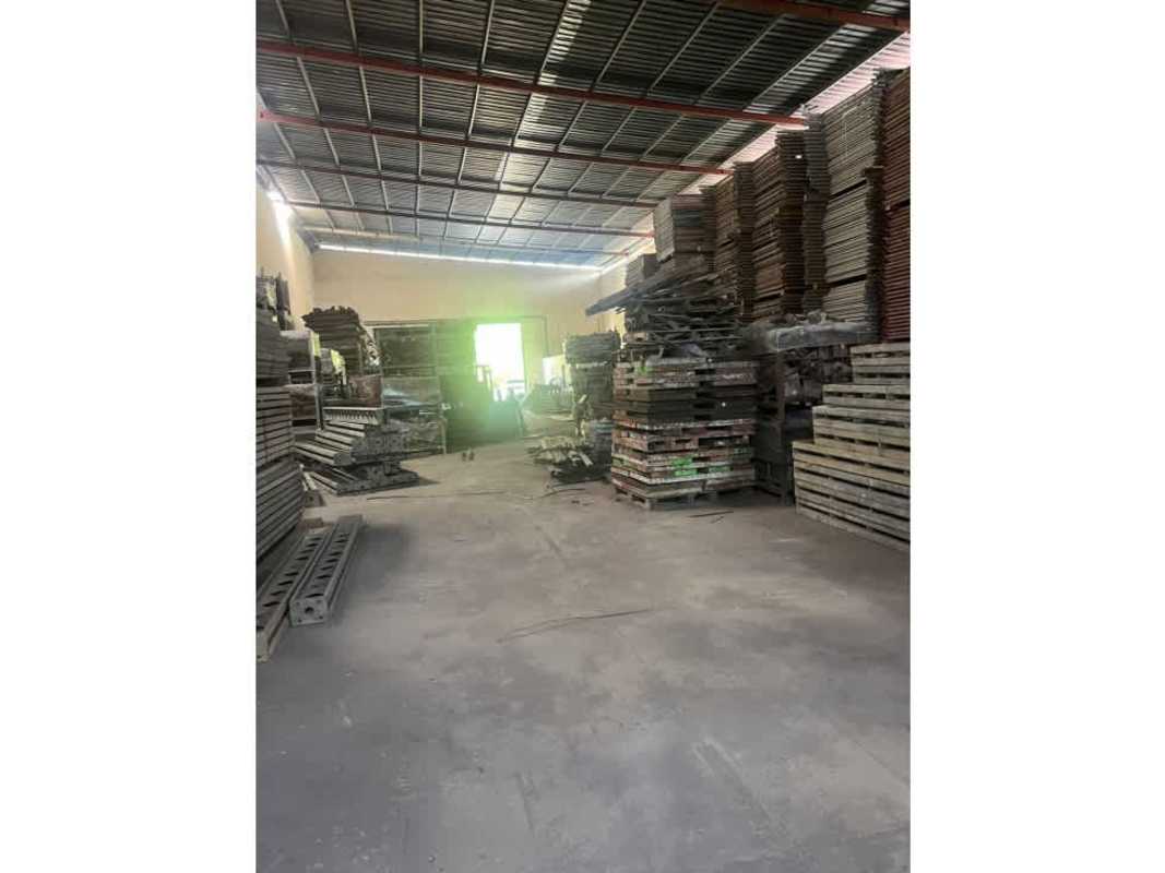 Interior warehouse view with metal roof and industrial shelving Ciudad Radial Juan Díaz Panama