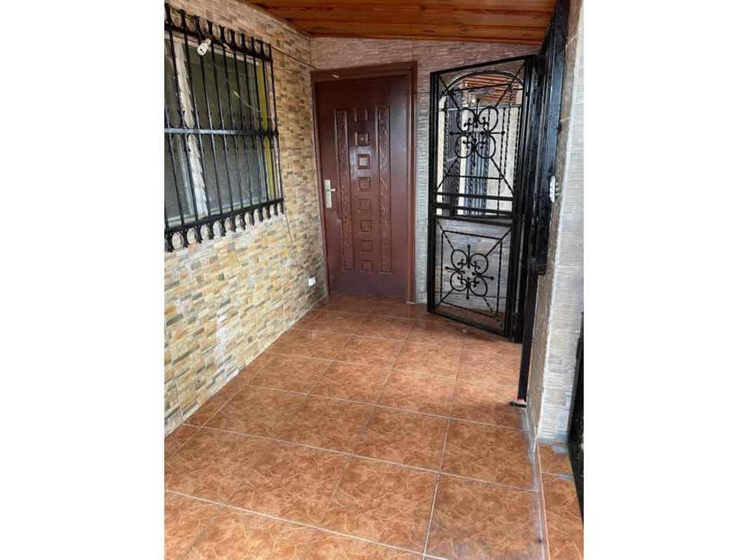 Bedroom with marble patterned tiles window security bars neutral decor Cerro Viento Panama