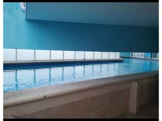 Furnished living room dining at PH Ibiza beach condo Panama