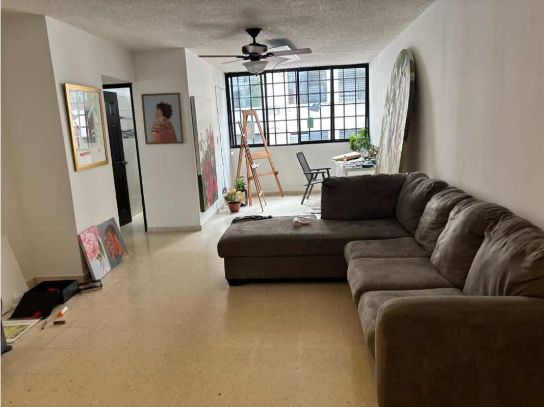 Kitchen with granite counters tile backsplash PH Aida Via Porras Panama City