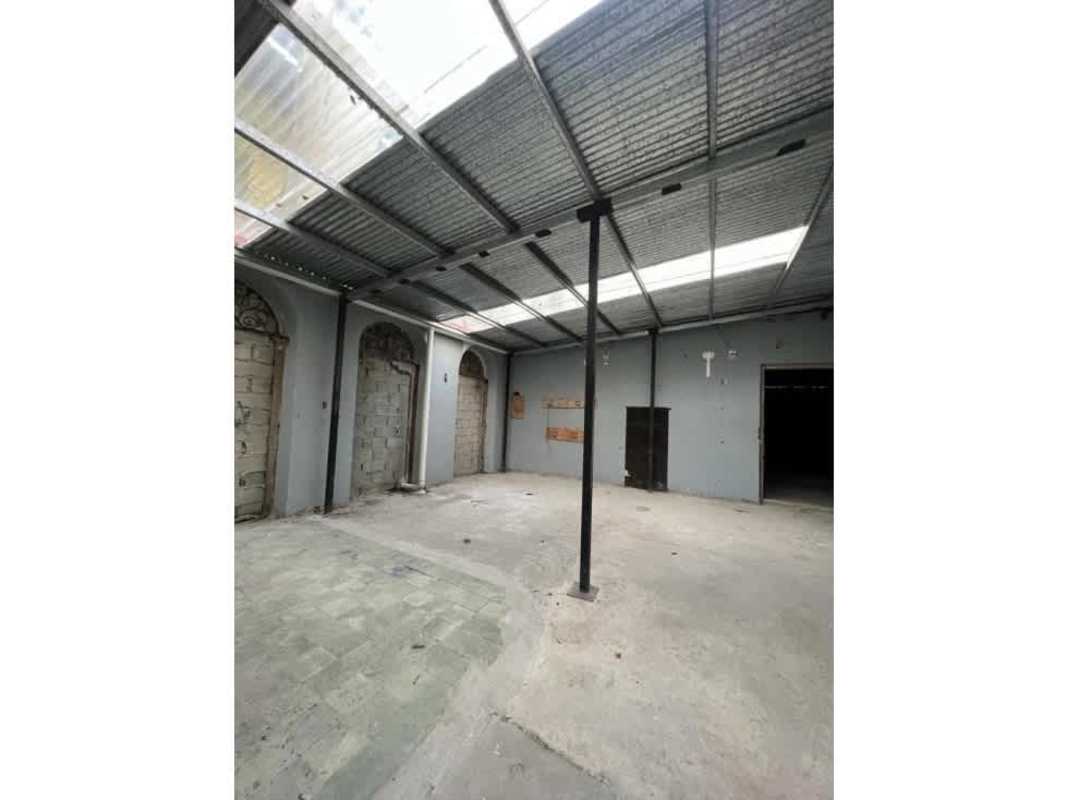 Warehouse style space with metal ceiling and partial archways Casa de los Arcos Casco Viejo Panama