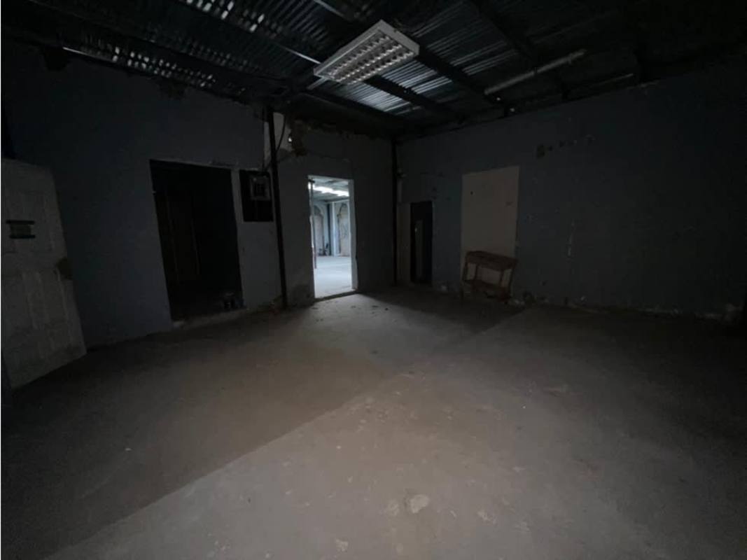 Empty industrial open hall with concrete floors in Casa de los Arcos Casco Viejo Panama