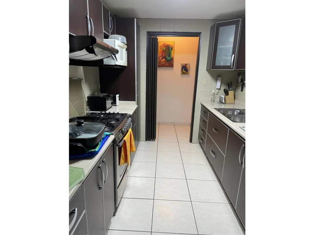 Laundry room with washer connections in PH Coco Mar apartment Panama