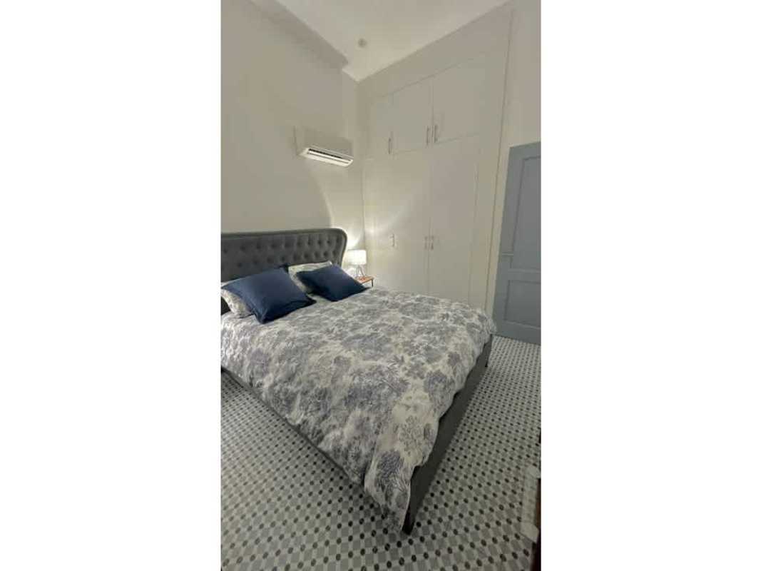 Bright master bedroom with built-in closet and AC unit in PH Red Plaza Casco Viejo Panama