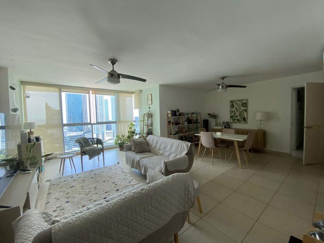 Spacious living and dining with large windows Costa del Este PH Costa View