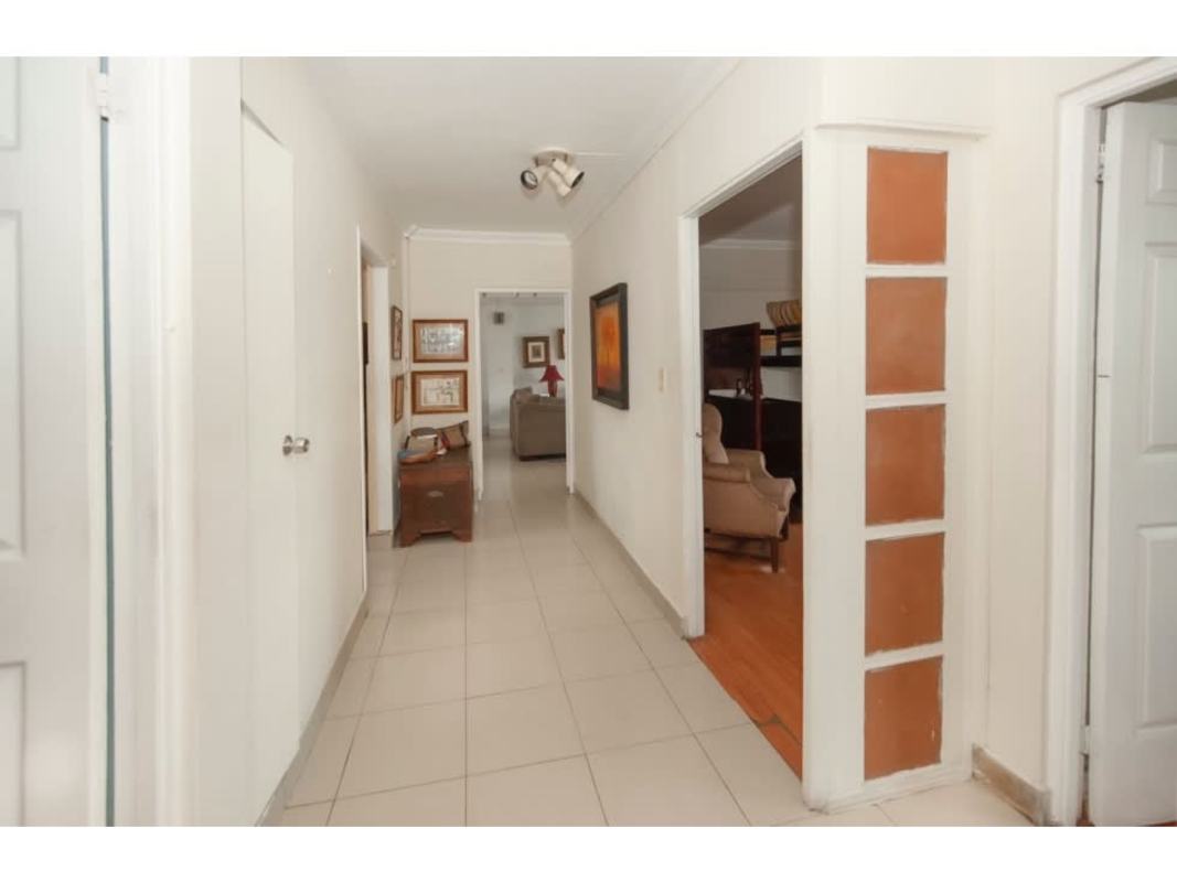 Guest bedroom with large closet, ceiling fan, tiled floor at PH Continental Tower El Cangrejo Panama City