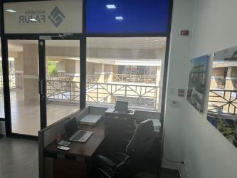 Enclosed private office space with window and LED lighting Boulevard Costa Verde