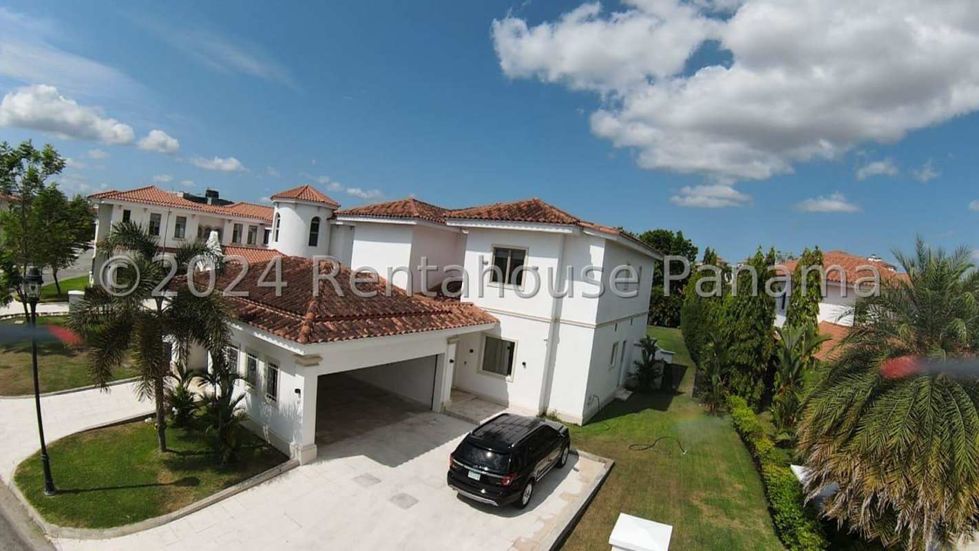 Contemporary bathroom with marble finishes, double sinks, soaking tub and glass shower in Santa Maria luxury home