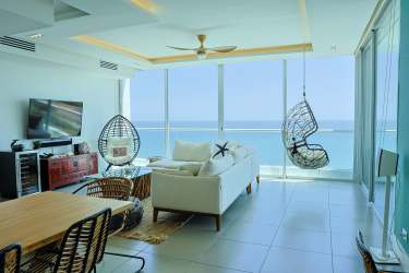 Turnkey Oceanfront Condo PH Rio Mar Playa Coronado