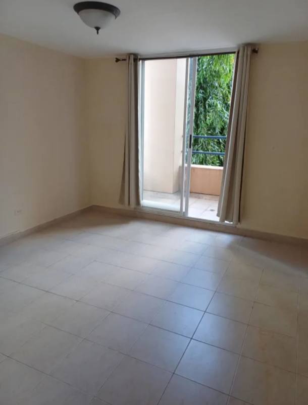 Living room with sliding doors to balcony apartment for rent San Francisco Plaza Panama