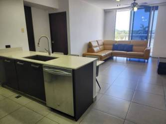 Modern bathroom with glass shower PH Mosaic Panama Pacifico