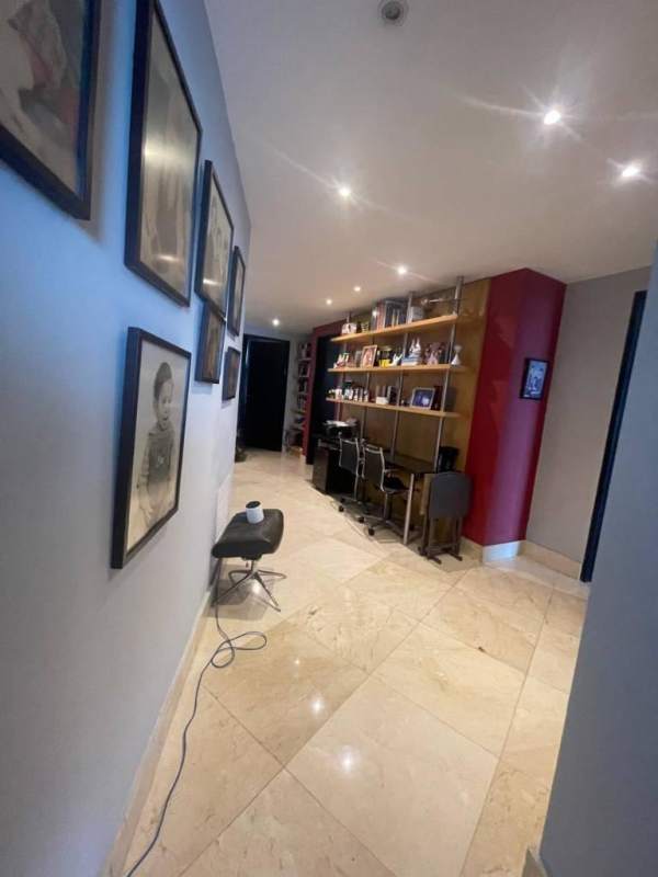 Elegant ocean view living and dining area with floor-to-ceiling windows in luxury Ocean Reef Towers Panama City