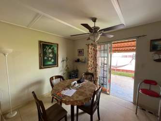 Laundry utility space with skylight narrow corridor house Costa Verde Arboleda