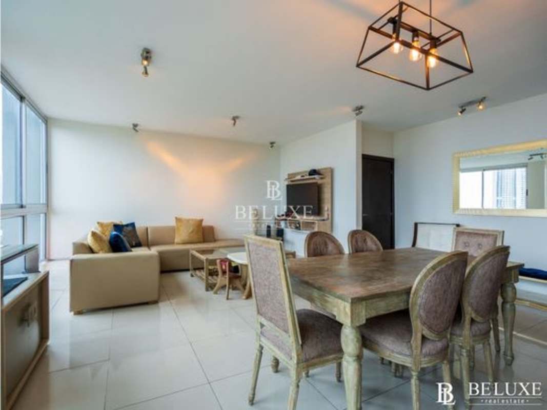 Modern kitchen with granite countertops, abundant cabinetry, stainless finishes, PH LaCosta Costa del Este Panama