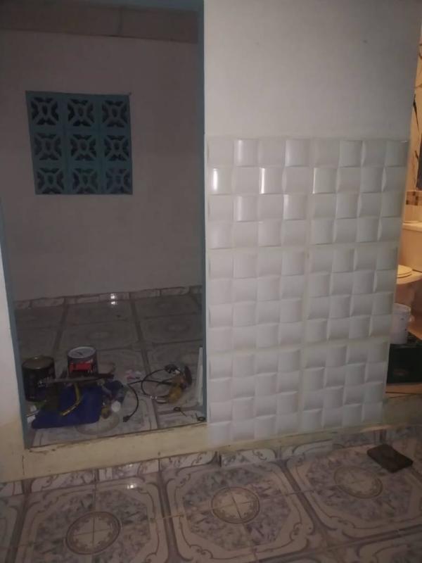 Basic unfinished space with decoration vent blocks and textured tiles Residencial Génesis Las Mañanitas Panama