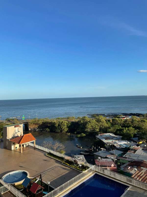 Outdoor play area for kids at PH Bahía San Francisco Panama City.