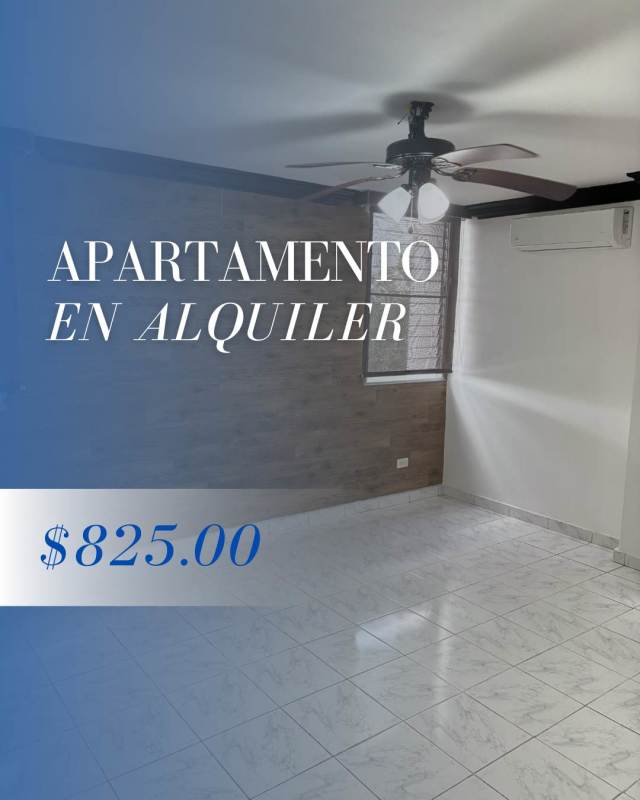 Bedroom with ceiling fan, built-in wardrobe, ceramic tile floor at apartment for rent PH Dos Mares Betania Panama