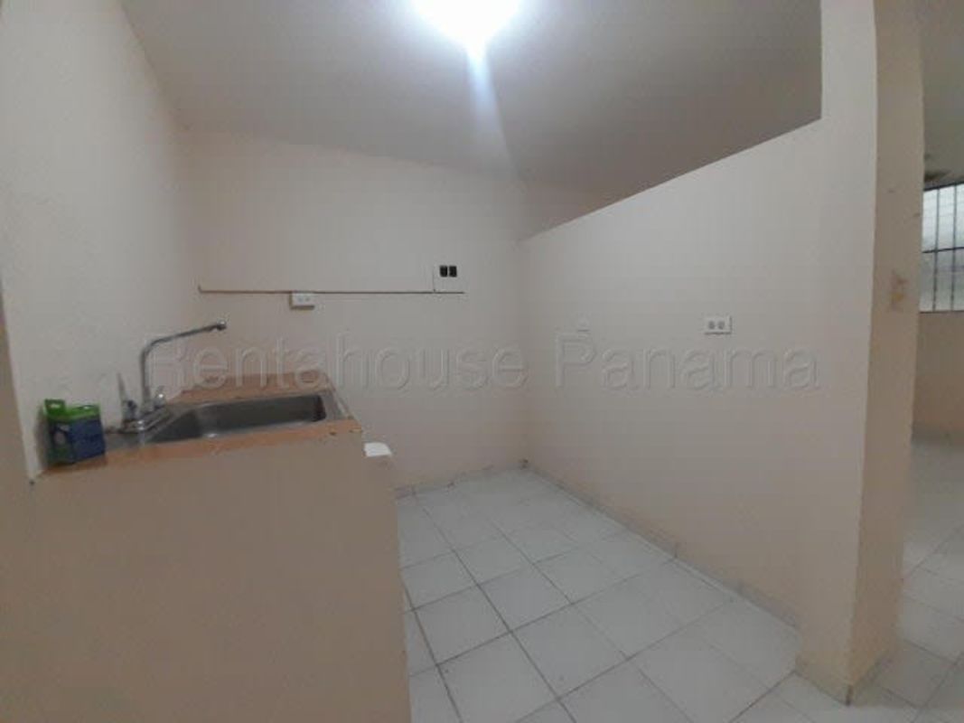 Small kitchen with stainless sink ceramic tile PH Lefevre Park Panama