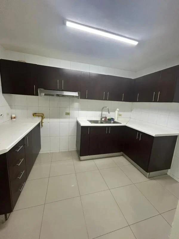 Modern living room with large windows Panama City skyline PH Metropolitan Tower 12 de Octubre