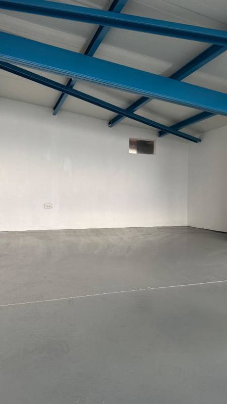 Bathroom with blue tiles, blue toilet, vanity and step up shower La Loceria Panama City