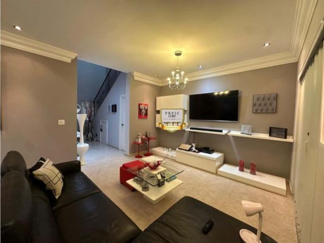 Spacious renovated kitchen with granite countertops and wood cabinets Palmeras del Este Panama