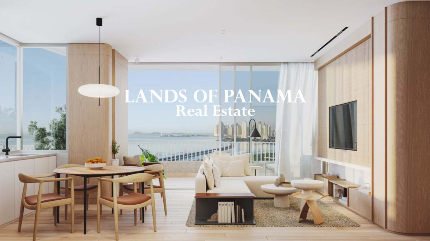 Private balcony overlooking Pacific ocean and Panama skyline PH Ipanema Costa del Este