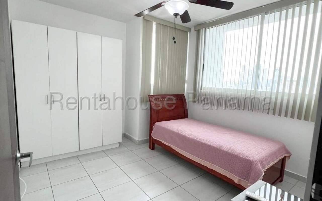 Outdoor balcony with panoramic city skyline views PH Trinity Panama City