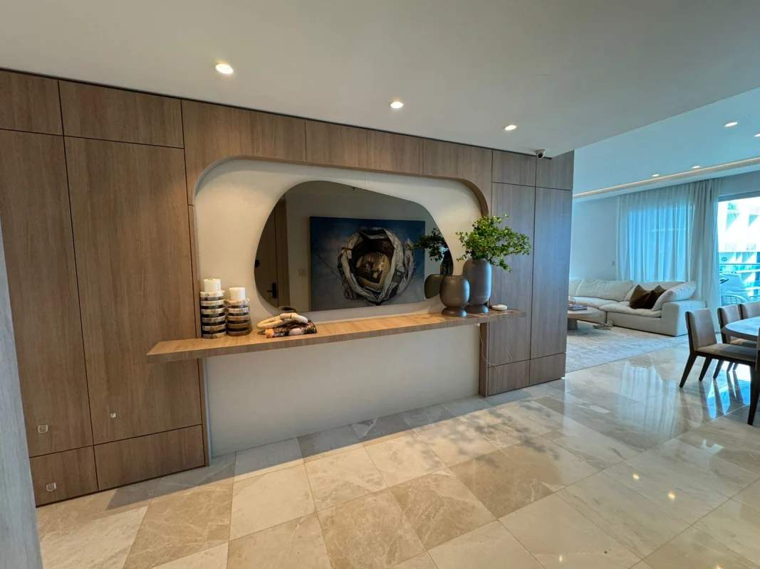 Remodeled granite kitchen with modern cabinetry in PH Pacific Village Punta Pacifica