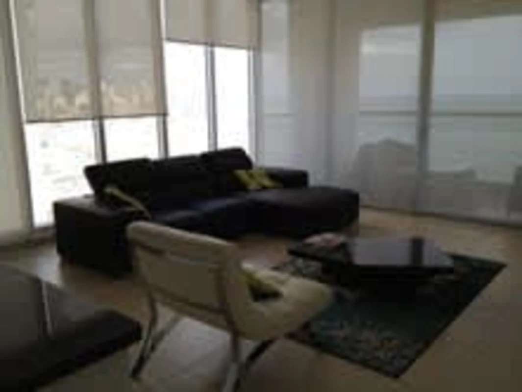 Modern bathroom with freestanding bathtub and double sink vanity in PH Rivage Tower Panama